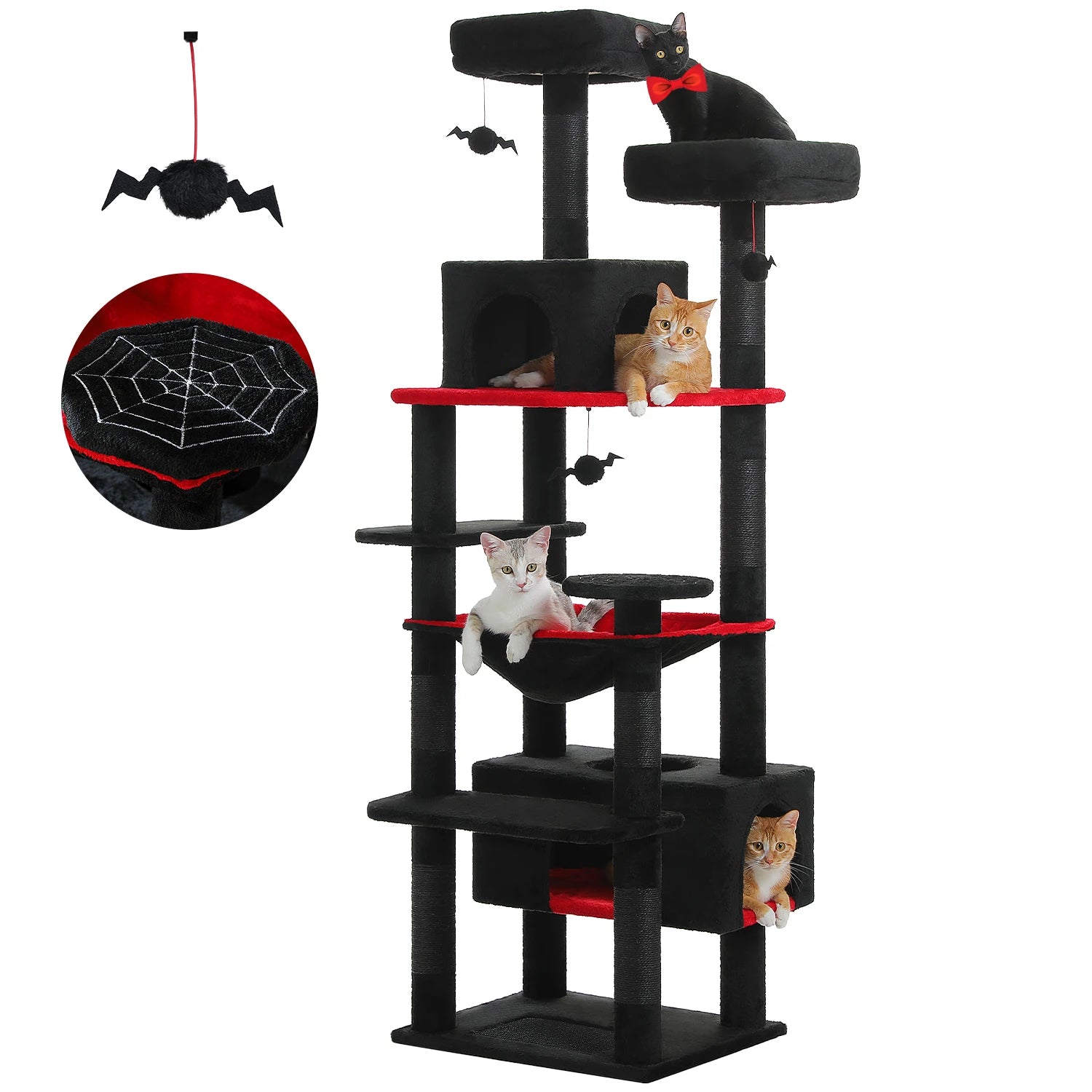 Cat Tower for Indoor With Scratching Posts