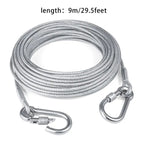 Double-headed Dog Leash with metal buckle