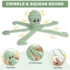Octopus Design Pet Grinding Teeth Squeaky Toy