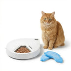 Automatic, Digital Pet Feeder with Timer-Controlled