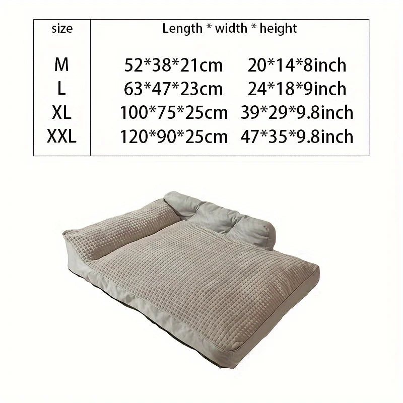 Pet Bed with Removable Washable Cushion