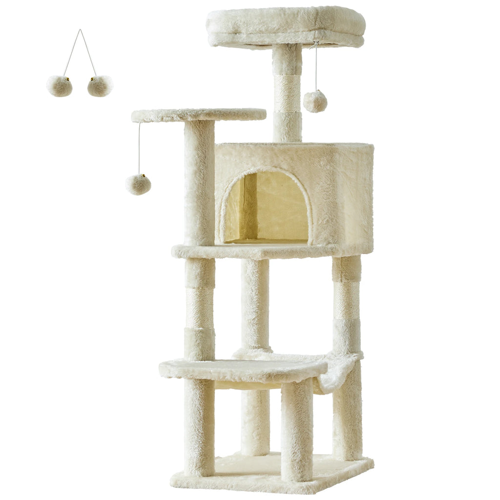 Multi-Level Cat Tree with Scratching Posts