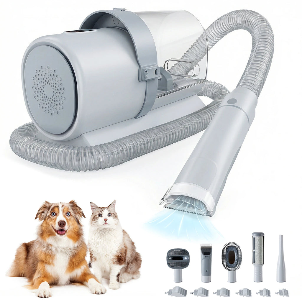 Professional Pet Grooming Vacuum Kit 3 Suction Modes