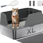 Splash & Leak-proof  Cat Litter Box