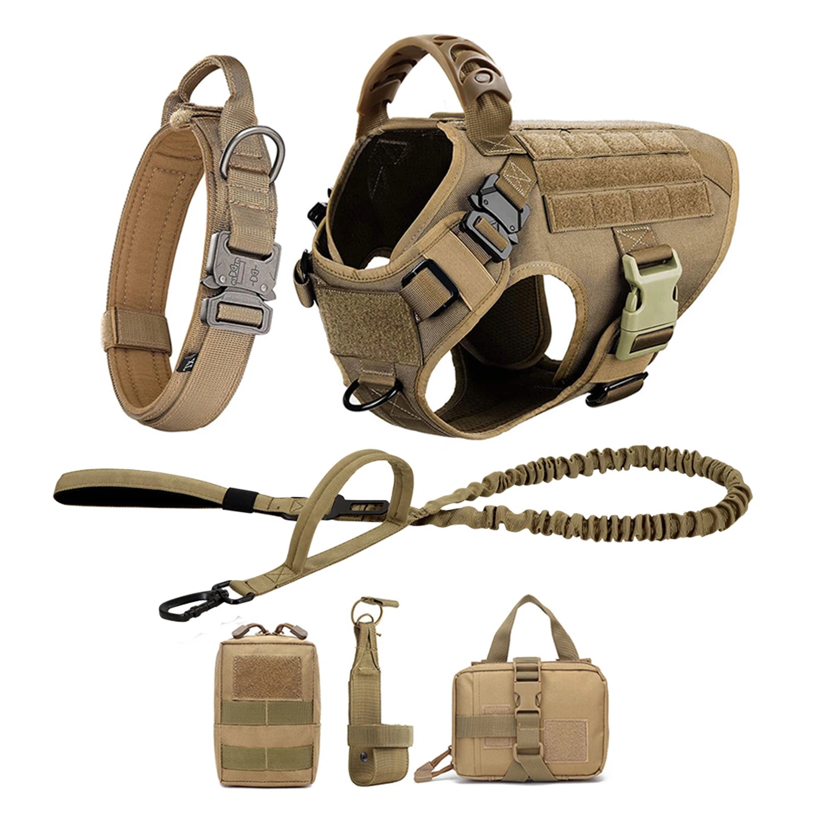 Large Dog Harness and Leash for Training, Walking