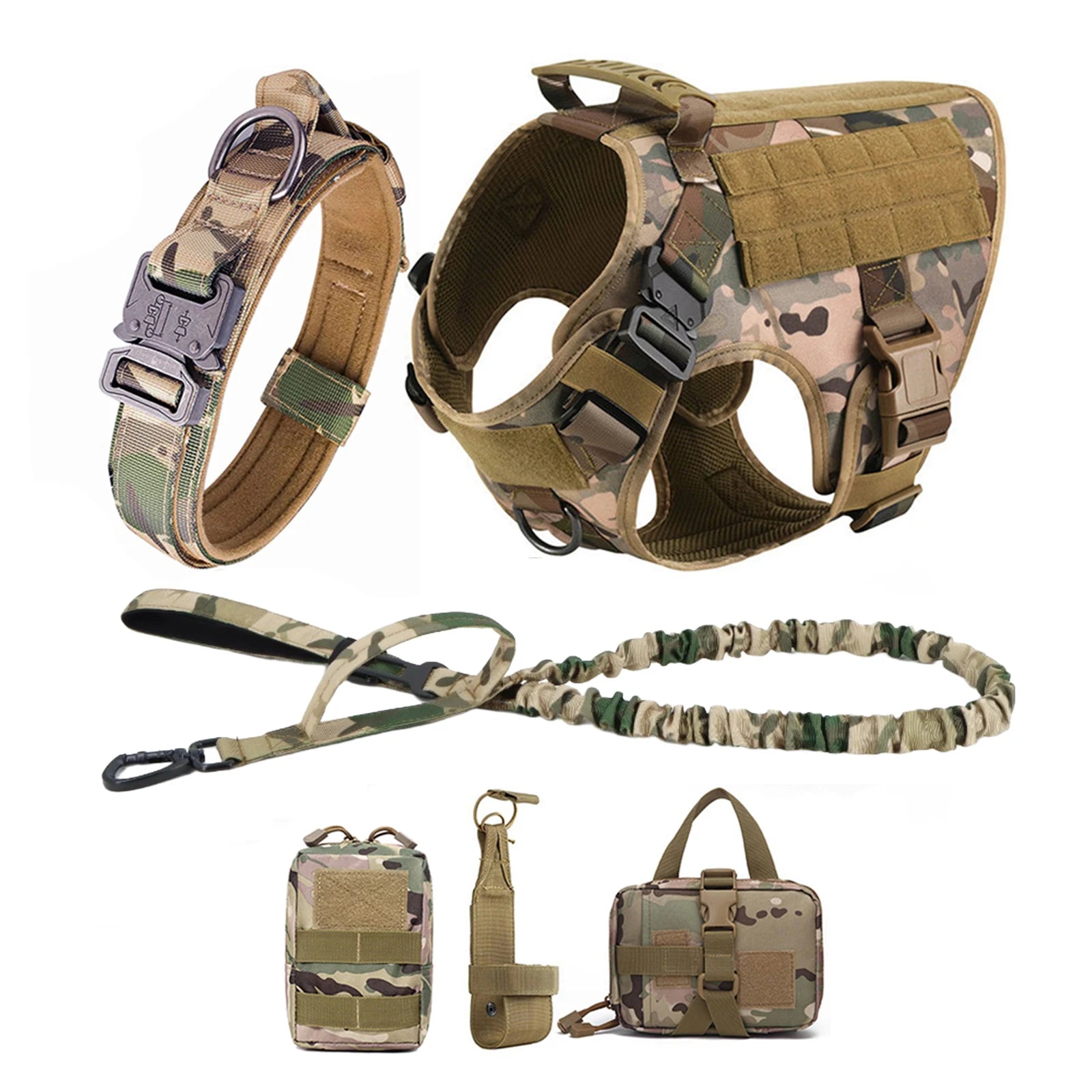 German Shepherd Training  Harness Collar Leash