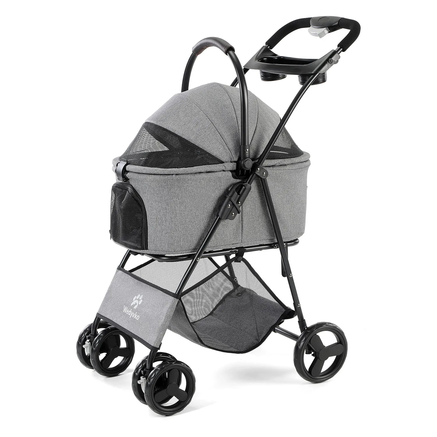 3-in-1 Pet Stroller with Removable Carrier
