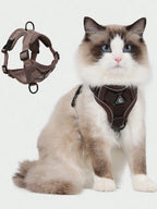 Reflective Pet Harness And Leash Set